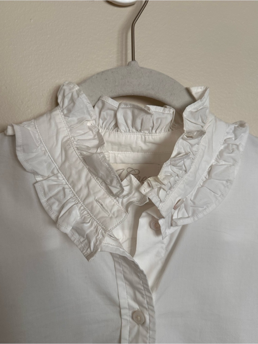 J.Crew Ruffled Button Down - Picture 3 of 6